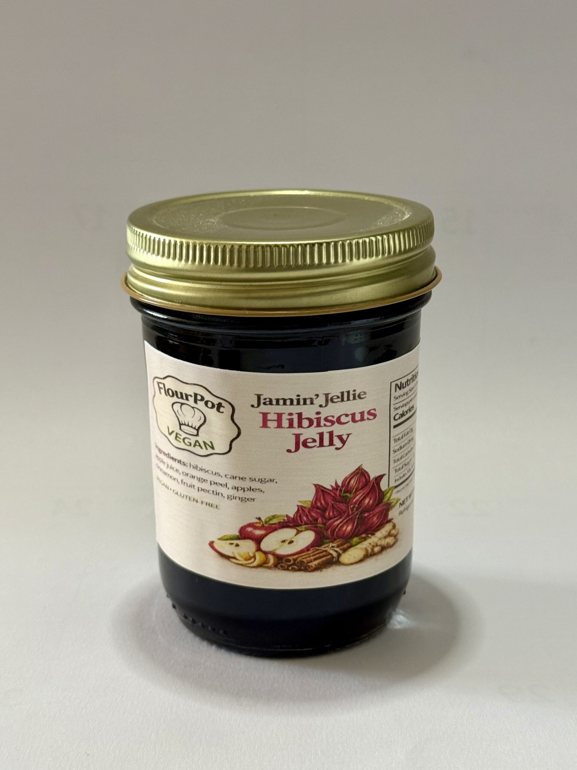 FlourPot Vegan Jamin' Jellie Hibiscus Jelly