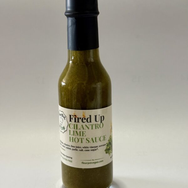 FlourPot Vegan Fired Up Cilantro Lime Hot Sauce