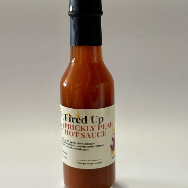 FlourPot Vegan Fired Up Prickly Pear Hot Sauce